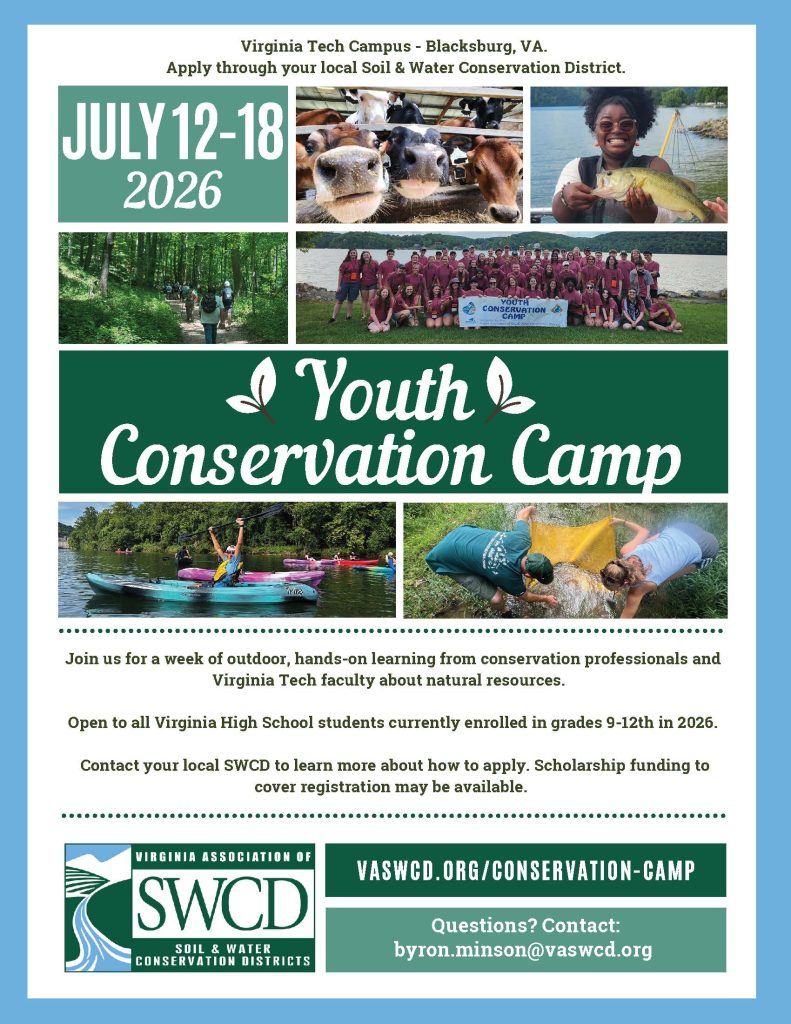 Flyer Advertising Youth Conservation Camp