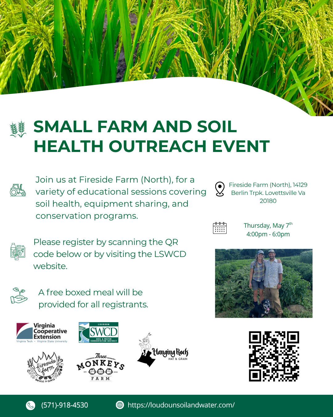 Small Farm and Soil Health Outreach Flyer
